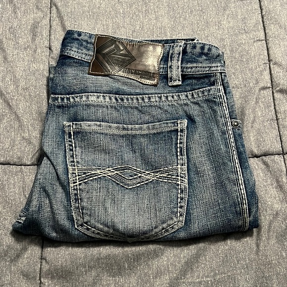Jeans Femme Rock & Roll Cowgirl - Taille 31, Longueur Intérieure 30", Bleu, Coupe Regular, Neuf Avec étiquettes